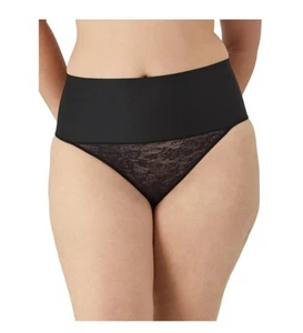 Maidenform Women's Black Flexees Shapewear Lace Shaping Thong Size 3XL NEW - Picture 1 of 7