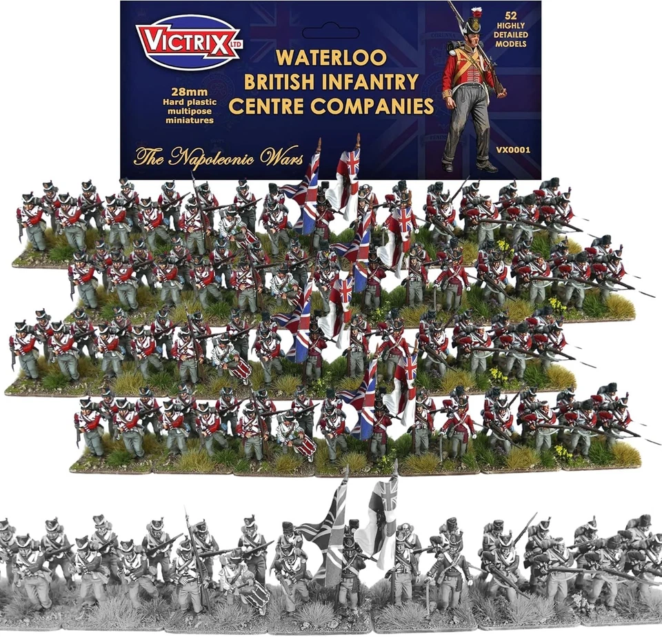 Victrix 28mm Waterloo British Infantry Centre Companies # VX0001