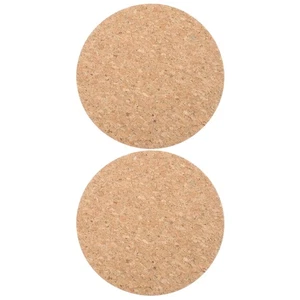 2 Pcs Cork Mouse Pad Office Work Ergonomic with Wrist Rest Set Pads Cute - Afbeelding 1 van 12