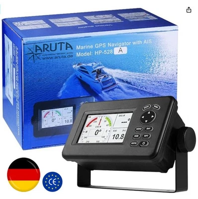 AIS Class B Transponder + GPS Navigator Matsutec HP-528A EU edition 4,3 Zoll LCD