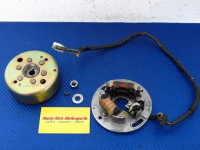 1990 Yamaha YZ250 OEM FLYWHEEL STATOR MAGNETO GENERATOR coils rotor fly wheel - Image 1 of 4