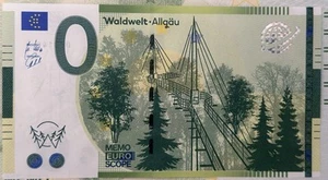 MEMOEURO ® Waldwelt Allgäu , EAAA271/1 , memoeuro, 0 Euro memo, Memoschein - Bild 1 von 1