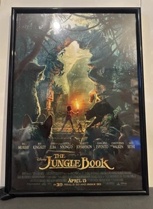 The Jungle Book April 2016 Cinema Movie Poster 24"x36" Glossy Framed - Picture 1 of 11