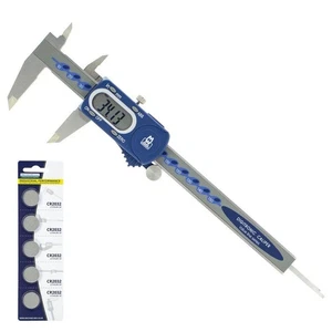 Moore and Wright 150mm/6\" Digital Caliper MW110-15DBL - FREE CR2032 Battery Pac - Foto 1 di 9