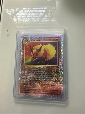 Flareon Reverse holo 10/110, 2002 Legendary Collection, Pokémon Card TCG - Image 1 of 3