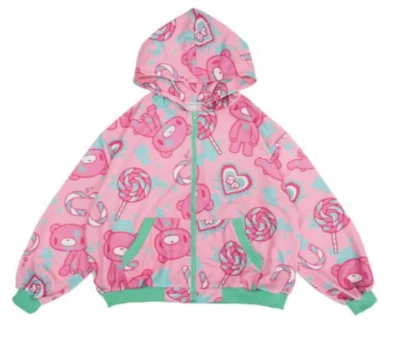 ACDC RAG Chax GP Gloomy Bear Sophie Powers Caramelo Cremallera Sudadera con Capucha 1 Día Envío Gratis Foto 1 de 4