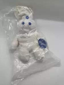 1997 Pillsbury Doughboy Plush Doll Poppin Fresh 8" Plush Bean Bag toy NWT Sealed - Picture 1 of 5