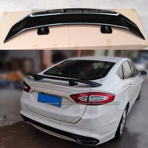Glossy Black For Ford Mondeo Fusion 2013-2018 Rear Spoiler Tail Trunk Lip Wing - Picture 1 of 12