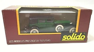 SOLIDO AGE D'OR 1:43 AUTO DIE CAST CORD L29 1029 VERDE E NERO ART 55 * - Foto 1 di 4