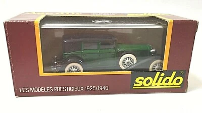 SOLIDO AGE D'OR 1:43 AUTO  DIE CAST CORD L29 1029 VERDE E NERO ART 55  * - Immagine 1 di 4