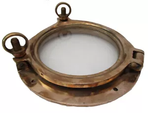 Marine MESSING PORT LOCH / Fenster / Bullauge - 9,75" ZOLL - 100% ZUFRIEDENHEIT - Bild 1 von 12