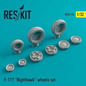 ResKit RS32-0016 Scale 1:32 F-117 Nighthawk wheels set for plastic model kit - Picture 1 of 24