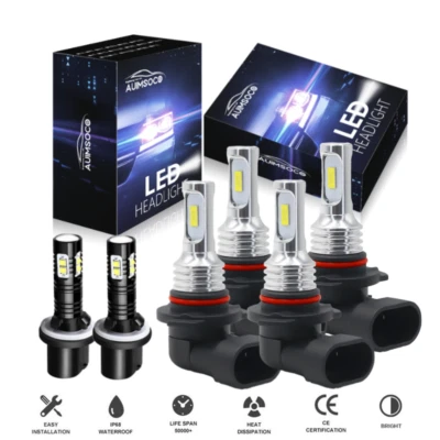 For Buick Century 1997-2003 6X LED Headlights High Low Beam Fog Light Bulbs Kit - Image 1 of 4