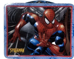 Spider-Man( Spider Sense ) Raised Graphic`Metal Lunchbox- FREE SHIP - Picture 1 of 3