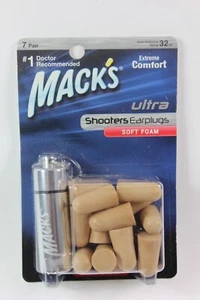 Mack's Shooters ULTRA Shooters OHRSTÖPSEL 7 Paar #4792 mit Koffer FABRIKVERSIEGELT Verpackung - Bild 1 von 2