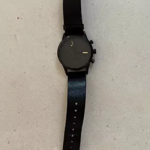 TRIWA Sort of Black Watch w. Leather Strap - Rasmus Storm Collaboration - Picture 1 of 4