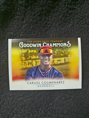 2021 Upper Deck Goodwin Champions Horizontal #69 Carlos Colmenarez Baseball - Image 1 of 2