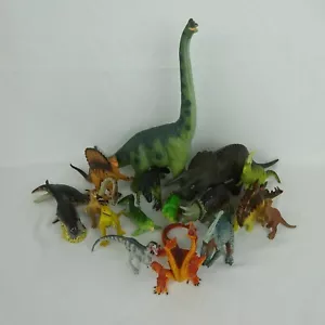 11 Vintage Dinosaur Figures Solid Rubber The Carnegie Safari LTD ~ + 6 More - Picture 1 of 20
