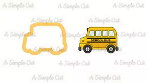 School Bus Side Cookie Cutter - Picture 1 of 1
