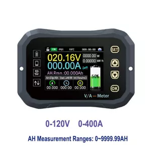 Monitor de batería Bluetooth aplicación móvil DC 120V500A voltios AMP AH kWh probador de batería - Imagen 1 de 13