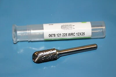 Reca HM Frässtift Walzenrundform 6 mm Schaft Hartmetall 0678 121 225 WRC 12x25 - Bild 1 von 4