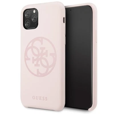Guess 4G Silicone Raccolta Cover Posteriore Custodia Apple IPHONE 11/11 Pro - Immagine 1 di 3