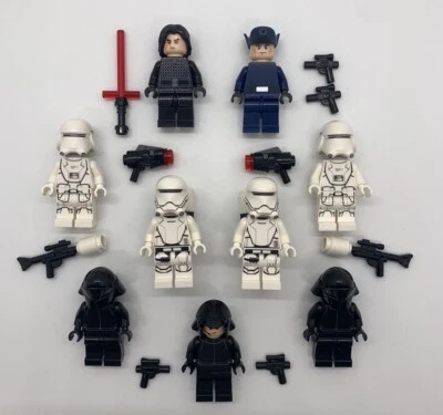 LEGO Star Wars Minifiguras LOTE Kylo Ren Primera Orden Stormtroopers Ejército Constructor Foto 1 de 2