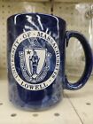 Lowell University Cobalt Blue Coffee Mug Massachusetts Marbles Sterling Cut