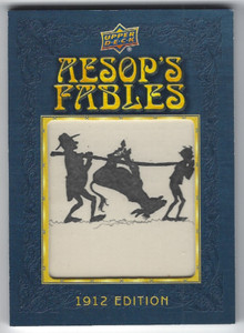 2020 UPPER DECK GOODWIN CHAMPIONS 1912 EDITION AESOP'S FABLES ILLUSTRATION RELIC