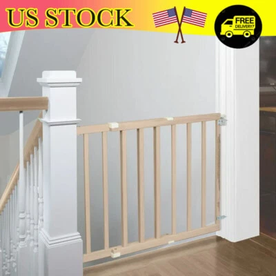 Ворота безопасности для детей 28–42 дюйма лестница качели забор для прогулок детей домашних животных собак сделано в США - Изображение 1 из 4