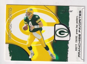Fleer Flair 2002 favoritos de la franquicia #ff8 Brett Favre Green Bay Packers Salón de la fama - Imagen 1 de 2
