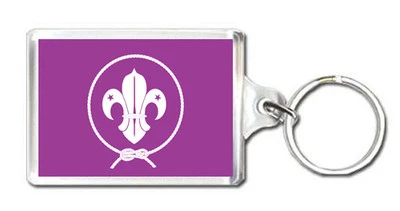 SCOUTS & GUIDES FLAG KEYRING LLAVERO