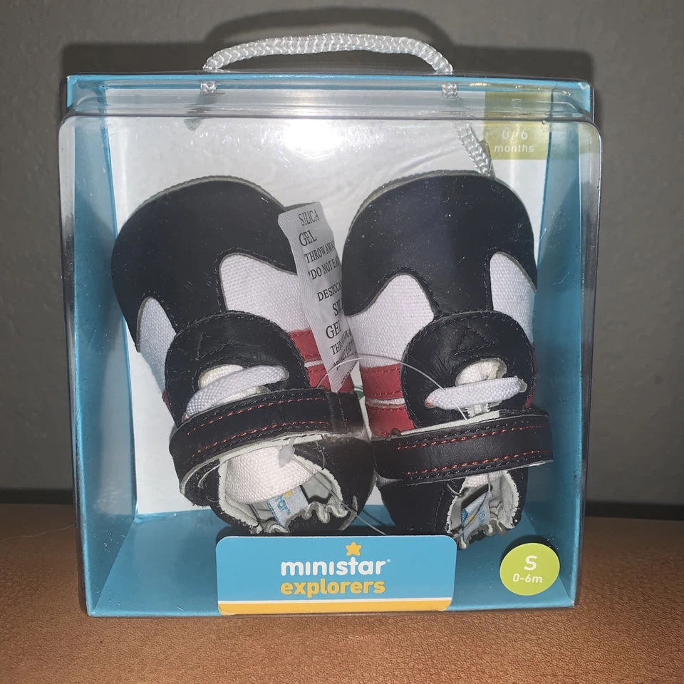 Zapato Deportivo Baby Ministar Explorers By Bobux Cuero Genuino 0-6 Meses Foto 1 de 4