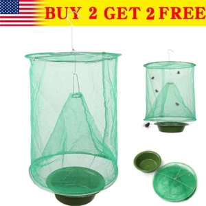 Fly Trap Ranch Reusable Catcher Killer Cage Net Pest Bug Catch Hanging Horse US - Picture 1 of 15