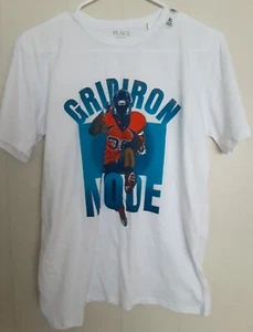 Camiseta Blanca Childrens Place Gridiron Mode Talla 14 - Imagen 1 de 4