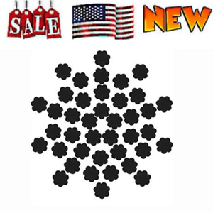 50 Pairs Nipple Covers Disposable Satin Pasties Self-Adhesive Petals Pad Pasties - Picture 1 of 10