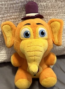Funko Five Nights At Freddys Orville Elephant Plush Stuffed Animal 9" Orange  - Picture 1 of 9