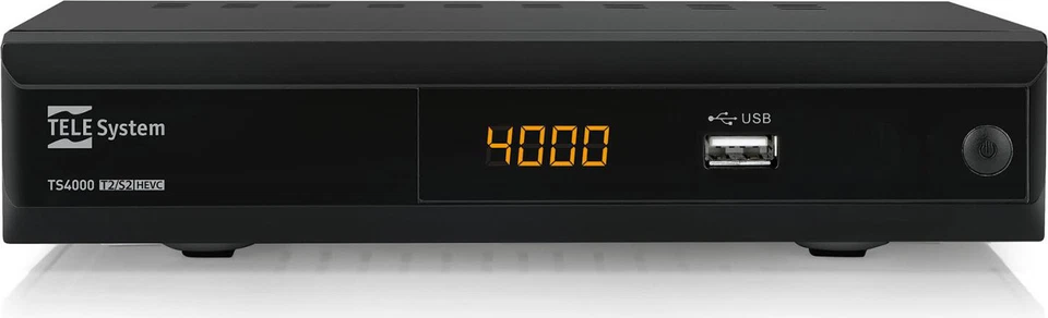 Decoder Digitale terrestre satellitare DVB T2/S2 LAN Telesystem TS4000 Combo - Immagine 1 di 1
