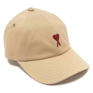 SALE Ami Paris Mütze Stickerei Cap Beige Unisex 2025 Frühling/Sommer Neu eingetroffen - Bild 1 von 8