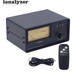 VU102 2 In 1 Out Amplifier Speaker Selector Switch Box with VU Level Meter - Picture 1 of 8