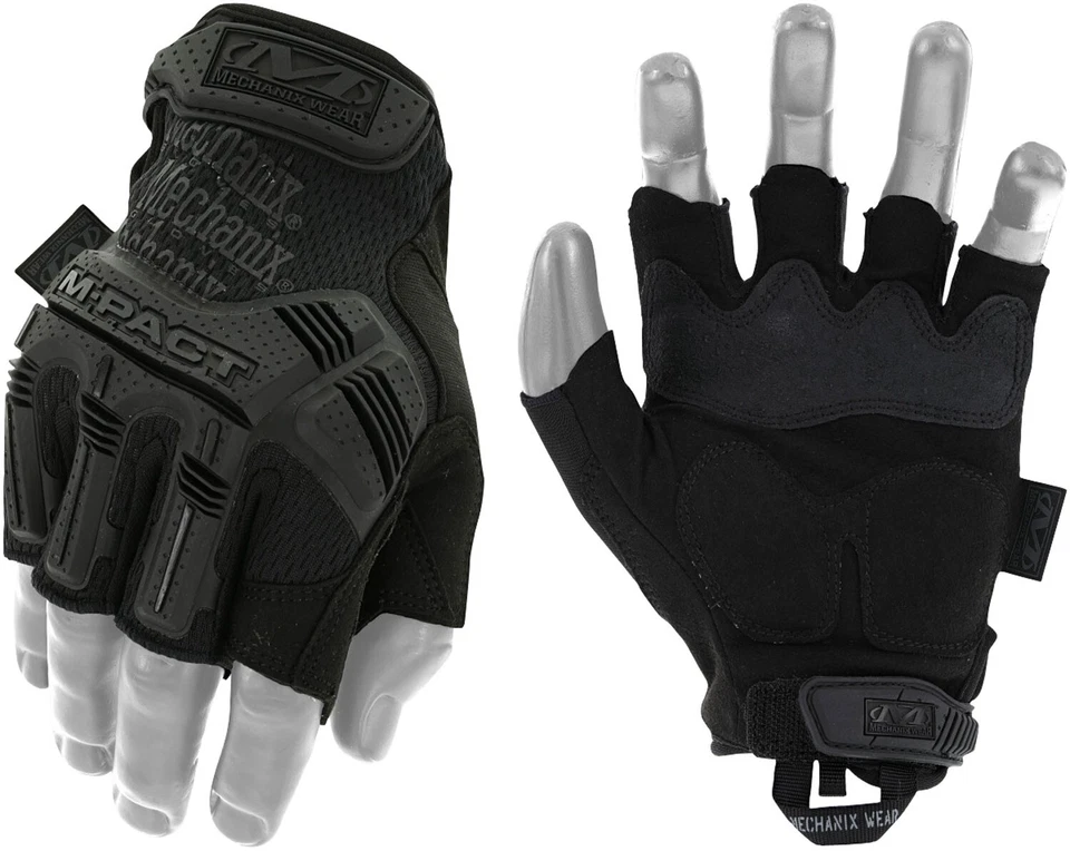 Mechanix Wear MFL55011 M-Pact Covert Black Fingerless Synthetic Leather XL - Image 1 of 1