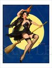 8.5x11 Vintage Gil Elvgren Fine Art Color Print Picture Poster Women Deco Pin