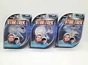 STAR TREK Keychains Set of 3 Enterprise NCC-1701 Klingon D7 Battle NEW Retired - Picture 1 of 5