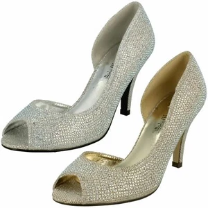 Ladies Anne Michelle Open Toe Heels