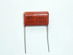50pcs 400V 824 J 0.82uf 820nf 820000pf P20 CBB21 CBB metal film capacitor - Picture 1 of 1
