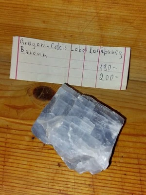 ⚒️ Aragonit Calcit, hellblau - 70g - Mineralien - Bild 1 von 4