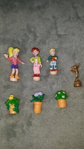POLLY POCKET DREAM BUILDERS DELUXE MANSION Playset lot - figures plants & more - Picture 1 of 7