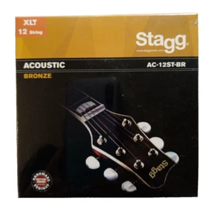 Acoustic 12-String Guitar String SET AC-12ST Bronze Extra-Light 10-47 [EU stock] - Picture 1 of 4