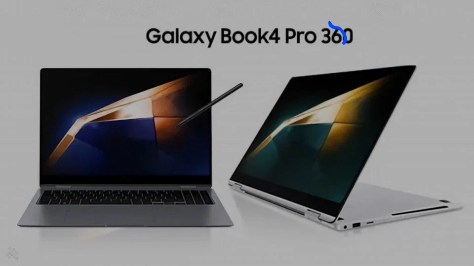 Samsung Galaxy Book4Pro 360 | Intel Core Ultra 7 | 3.8 GHz | 16GB RAM | 1TB SSD - Image 1 of 1