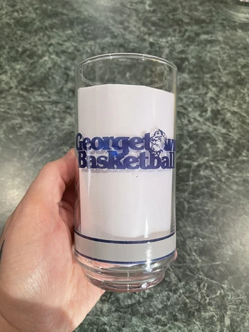 Vintage Georgetown Hoyas Big East Basketball NCAA Getty Drinking Glass Cover